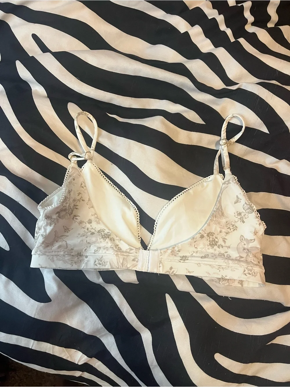 Rare dead stock Frankie’s bikinis x Gigi hadid scarlet Yomi Toile Tan bikini top